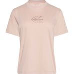CALVIN KLEIN CALVIN KLEIN Kadın Marka Logolu Günlük Kullanıma Uygun Açık Turuncu T-Shirt LV047D873G 3T3