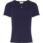 CALVIN KLEIN CALVIN KLEIN Kadın Marka Logolu Günlük Kullanıma Uygun Lacivert T-Shirt LV047F233G 9EI