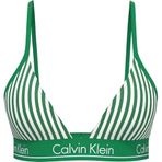 CALVIN KLEIN CALVIN KLEIN Kadın Yeşil-Beyaz Bikini Üstü LV00Q61208 4ZF