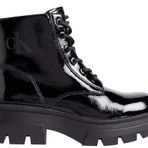 Calvin Klein Chunky Combat Laceup Boot Wn Siyah Kadın Bot