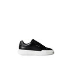 Calvin Klein Chunky Cups Bağcıklı Deri Kadın Sneaker, Siyah, 38 Beden