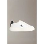 Calvin Klein Chunky Cupsole Bağcıklı Deri Kadın Siyah Sneaker YW0YW01947-06X