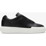 Calvin Klein Chunky Cupsole Hide Lace Up Erkek Siyah Sneaker - 0GM-Siyah
