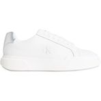 Calvin Klein Chunky Cupsole Lace Up Lth Met Sneaker, 38, 25Y.WSN.PVH.0033, White, Kadın