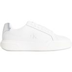 Calvin Klein Chunky Cupsole Lace Up Lth Met Sneaker, 39, 25Y.WSN.PVH.0033, White, Kadın