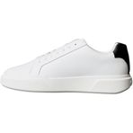 Calvin Klein CHUNKY CUPSOLE LACEUP LTH Erkek Spor Ayakkabı, Black/Bright White, 43