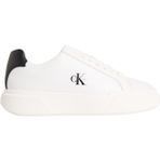 Calvin Klein CHUNKY CUPSOLE LACEUP LTH Kadın Spor Ayakkabı White/Black/White 41