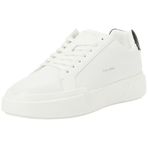 Calvin Klein Chunky Cupsole Laceup Lth Ml Kadın Spor Ayakkabı, Beyaz, 39