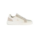 Calvin Klein CHUNKY CUPSOLE MG CANVAS Erkek Spor Ayakkabı, Beyaz, 41