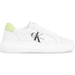 Calvin Klein Chunky Cupsole Mono Lth W Beyaz Kadın Sneaker