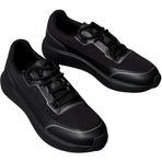 Calvin Klein City Runner Lace Up Tech Mix Erkek Spor Ayakkabı, Black/Coal/Gunmetal, 40