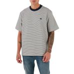 Calvin Klein Çizgili Pamuklu Regular Fit Bisiklet Yaka T Shirt LV04LD204G67U Erkek T SHİRT LV04LD204G 67U