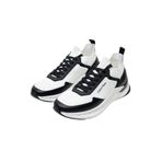 Calvin Klein Ck Low Top Lace Up Sneakers, 43, TYCEF5129A144706125BF8D00, White/Black, Erkek