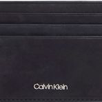 Calvin Klein CK REFINED CARDHOLDER 6CC NUB Erkek Cüzdan, Siyah, Tek Beden