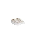 Calvin Klein Ck Yw0Yw01965 Vulc Flatf Jacquard Aop Kadın Sneakers, Bej, 39