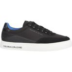 Calvin Klein Classic Cupsole Erkek Sneaker Ym0Ym00669, Black/Imperial Blu, 44