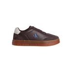 Calvin Klein Classic Cupsole Laceup Erkek Sneaker, Kahverengi, 45 Beden 45 EU