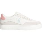 Calvin Klein Classic Cupsole Laceup Sneaker Spor Ayakkabı, 39 EU, YW0YW01668, Beyaz, Kadın