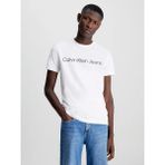 Calvin Klein Core Institutional Logo Slim Erkek T-Shirt - Beyaz