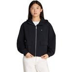 Calvin Klein COTTON NYLON WINDBREAKER JACKET Kadın Ceket, Siyah, M