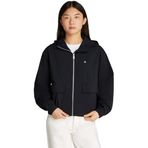 Calvin Klein COTTON NYLON WINDBREAKER JACKET Kadın Ceket, Siyah, XS