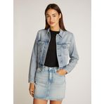 Calvin Klein CROPPED 90'S DENIM JACKET Kadın Ceket, İndigo, XL
