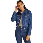 Calvin Klein CROPPED 90'S DENIM TRUCKER Kadın Ceket, İndigo, S