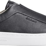 Calvin Klein CUPSOLE SLIP ON W/ML - LTH Kadın Spor Ayakkabı, Siyah, 36