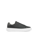 Calvin Klein CUPSOLE SLIP ON W/ML - LTH Kadın Spor Ayakkabı, Siyah, 38