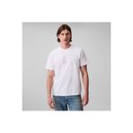 Calvin Klein Deboss Mono Graphic Erkek Beyaz T-Shirt