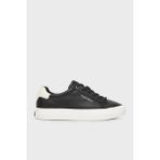 Calvin Klein Deri Logolu Bağcıklı Sneaker Ayakkabı HW0HW027470GK Bayan Ayakkabı HW0HW02747 0gk - 2J9-Siyah