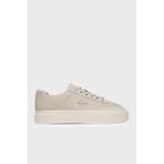Calvin Klein Deri Logolu Sneaker Ayakkabı HW0HW02984066 Bayan Ayakkabı HW0HW02984 066 - Bej