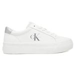 Calvin Klein Deri Logolu Sneaker Ayakkabı YW0YW0187702R Bayan AYAKKABI YW0YW01877 02R