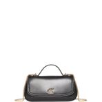 Calvin Klein Deri Omuz Çantası, Standart, 5003298650, Siyah, Kadın