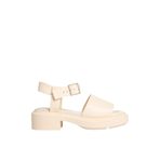 Calvin Klein Deri Sandalet, 37, 5003346454, Açık Krem, Kadın