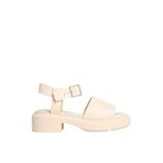 Calvin Klein Deri Sandalet, 37, 5003346454, Açık Krem, Kadın