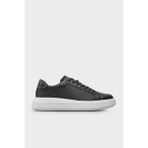 Calvin Klein Deri Sneaker Ayakkabı HM0HM014290GM Erkek Ayakkabı HM0HM01429 0gm - Siyah
