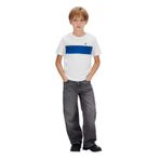 Calvin Klein Desenli Erkek Çocuk T-Shirt, 10 Yaş, 5003345607, Beyaz, Erkek Çocuk