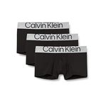 Calvin Klein Düşük Bel 3Lü Boxer Erkek, Siyah, XL