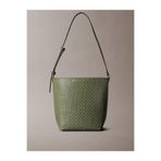 Calvin Klein Emblem Aop Medium Bucket Çanta, Standart, LV04F3365GY0I, Bej, Kadın