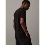 Calvin Klein Erkek %100 Pamuklu Logolu Kısa Kollu Siyah T-Shirt K10K113596-BEH