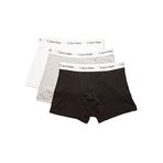 Calvin Klein Erkek 3'lü Paket Düşük Bel Mayo Siyah/Beyaz/Gri (Medium), Çok renkli (Siyah/Beyaz/Gri), M