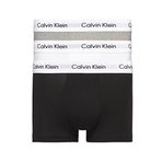 Calvin Klein Erkek – 3'lü paket düşük belli kalça şortu – pamuk streç. 998 Nero|bianco|grigio - Black|white|grey S