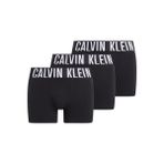 Calvin Klein Erkek 3'lü Siyah Boxer Trunk 000NB3608A