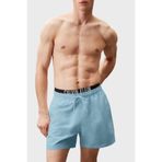 Calvin Klein Erkek 5" Boxer Intense Power Lv00n61015 Mayo (1'li Paket), Mavi (Chilly Blue), L