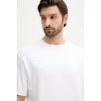 Calvin Klein Erkek A-Rel Fashion T-Shirt LV04LC206G - Beyaz - 2XL