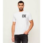 Calvin Klein Erkek Basic Kısa Kollu Logolu Beyaz T-Shirt LV04RE819G-YAA - M