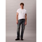 Calvin Klein Erkek Beyaz T-Shirt, Bisiklet Yaka, M Beden