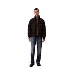 Calvin Klein Erkek Chenille Stand Mont, Siyah, 2XL