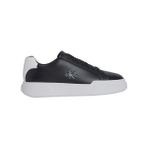 Calvin Klein Erkek Chunky Cupsole Met Sneaker Siyah Düz Tabanlı Şık Tasarım